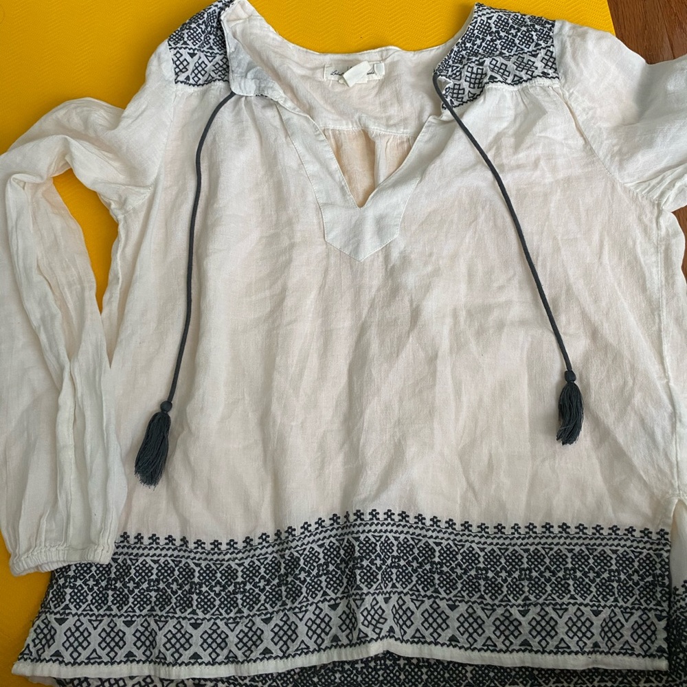 White see through top